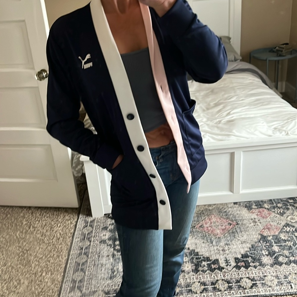 Puma preppy cardi